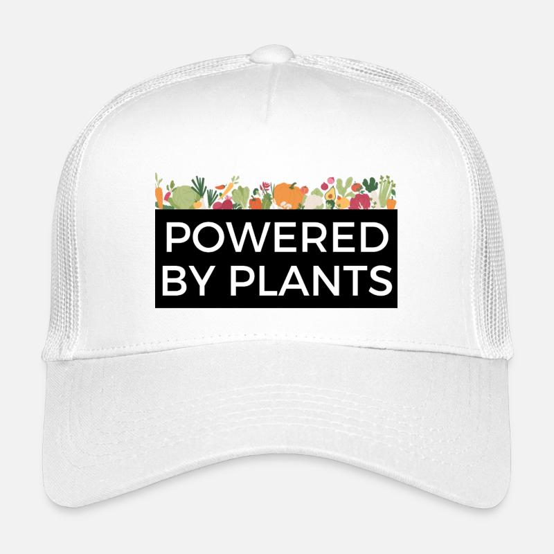 Powered by Plants Tee Design Veggie Kinder Trucker-Cap