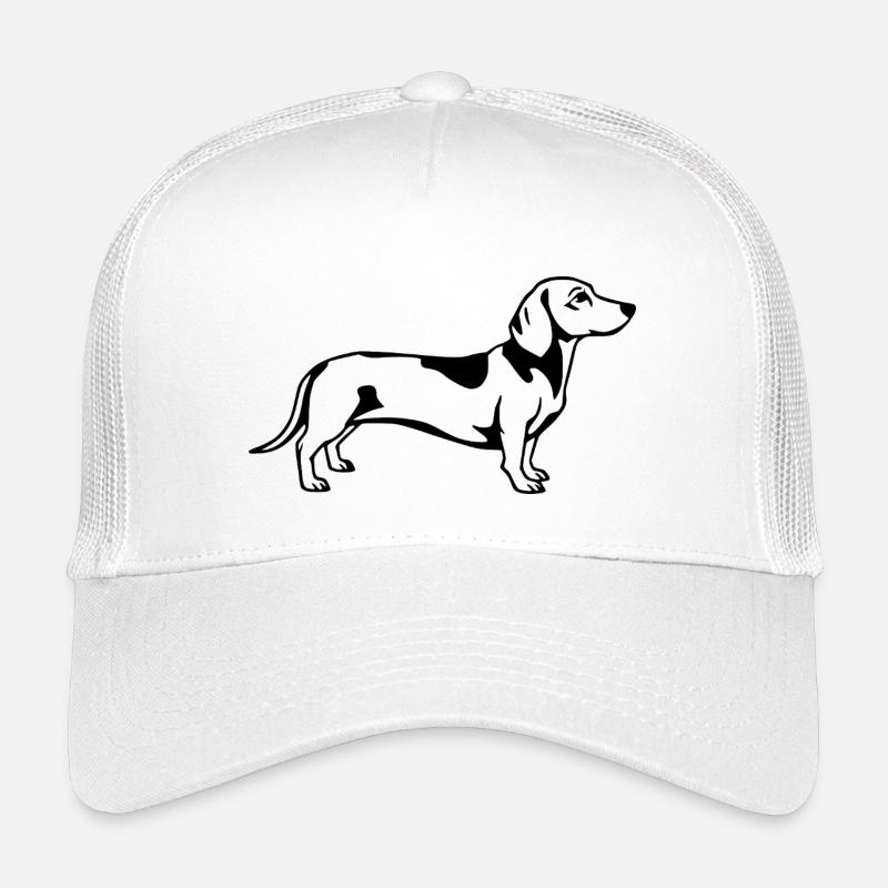 Teckel noir Casquette trucker enfant