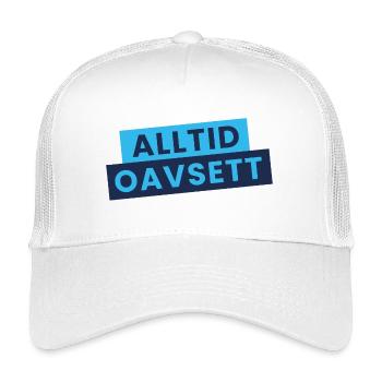 Immer unabhängig – stilvolle Aussage - Kinder Trucker-Cap - Weiß - Vorne