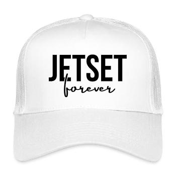 JETSET POUR TOUJOURS - Casquette trucker enfant - blanc - Devant