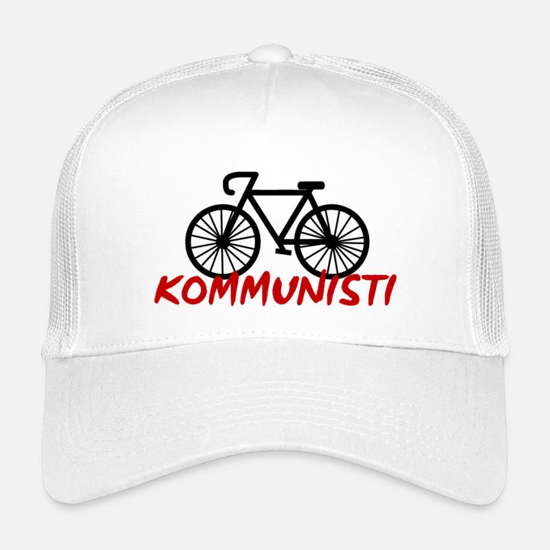 Linke Spur - Kinder Trucker-Cap - Weiß