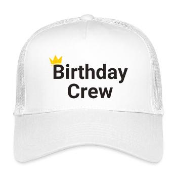 Birthday Crew - Kids’ Trucker Cap - white - Front