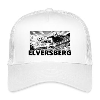 Fußball Panda Kaiserlinde Elversberg - Kinder Trucker-Cap - Weiß - Vorne