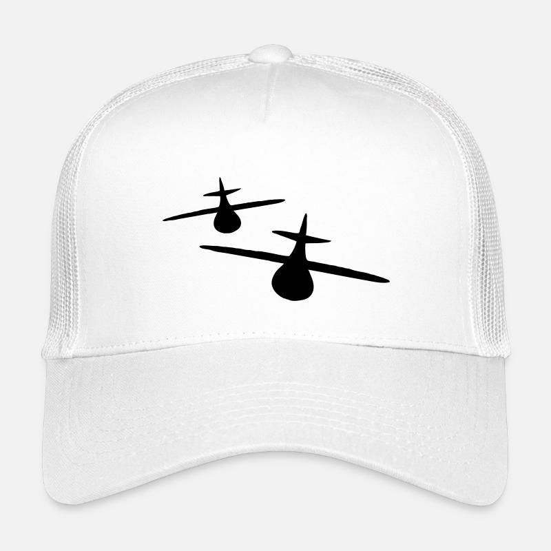 Deux avions - Casquette trucker enfant - blanc