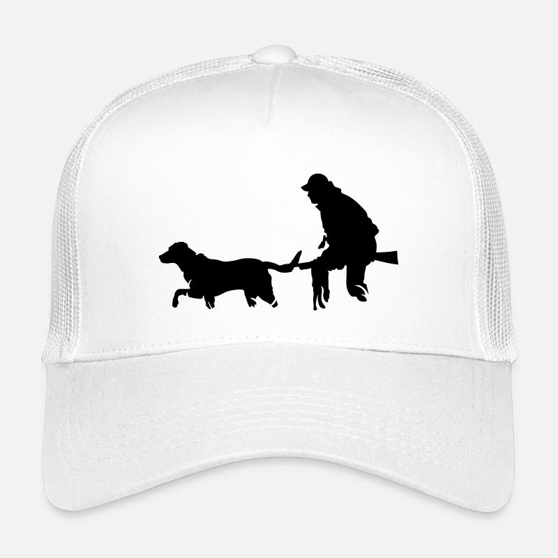 Jäger mit Hund Kinder Trucker-Cap