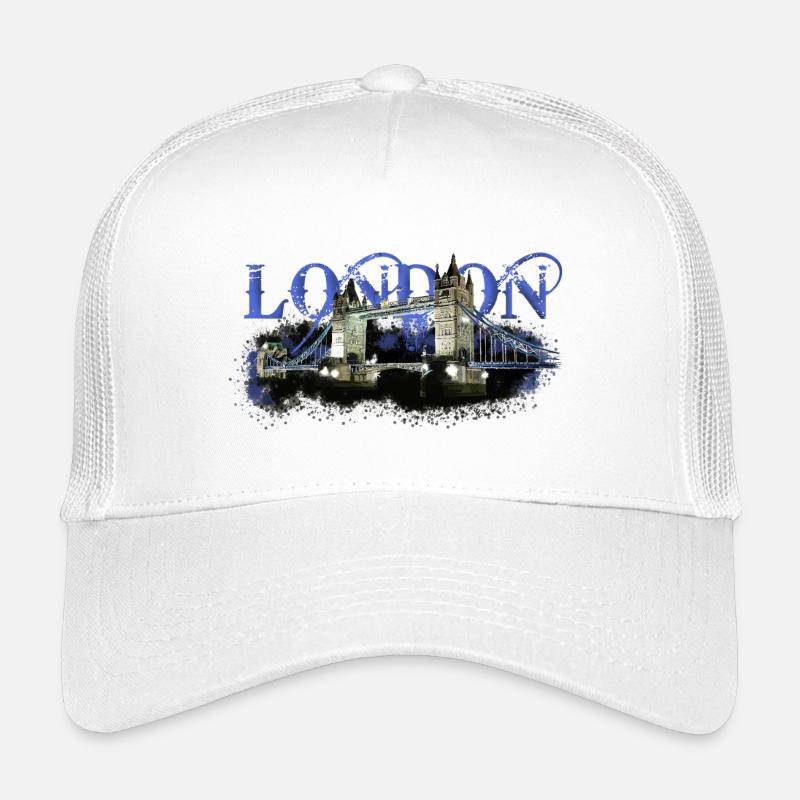 London - Kinder Trucker-Cap - Weiß