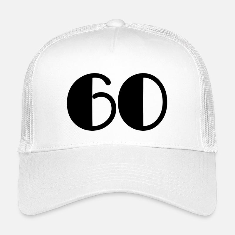 60. 60 ANS. 60e ANNIVERSAIRE. ANNIVERSAIRE 60 ANS. Casquette trucker enfant