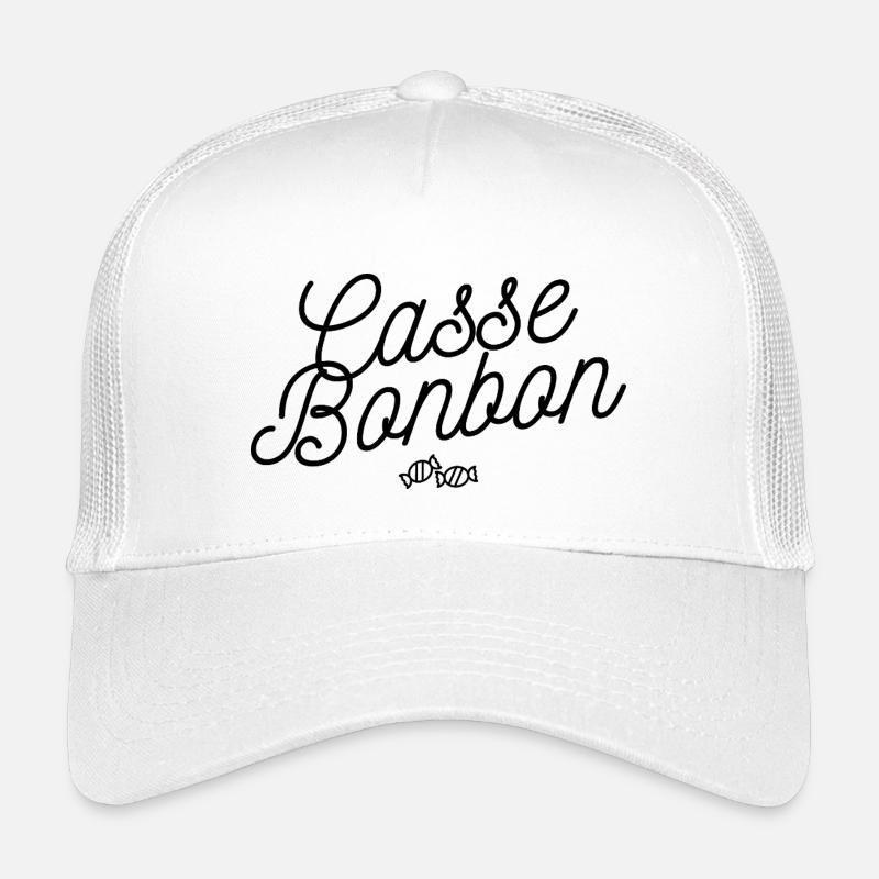 Candy Cracker Humor Feminine Lustige Phrase - Kinder Trucker-Cap - Weiß