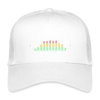 Rainbow Equalizer Pulse - Kinder Trucker-Cap - Weiß - Vorne