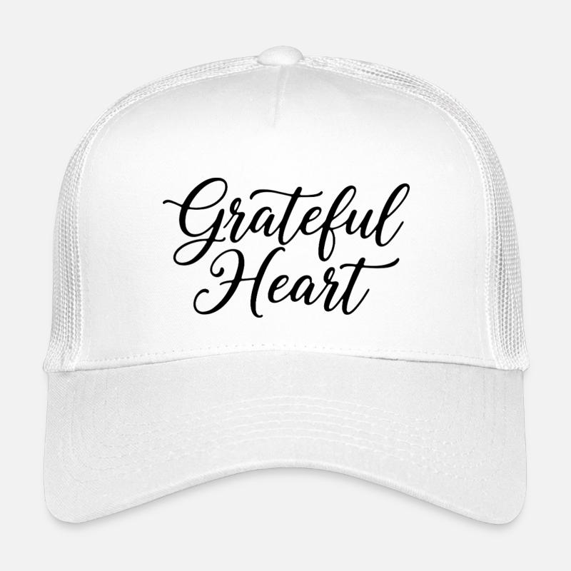 Grateful Heart Script Kinder Trucker-Cap