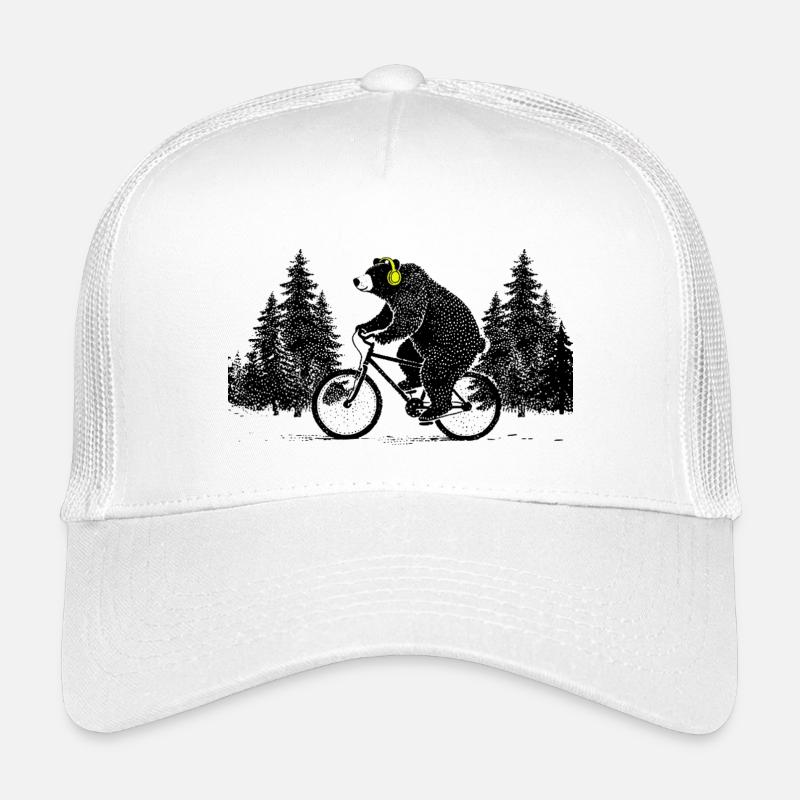 Radelnder Bär Kinder Trucker-Cap