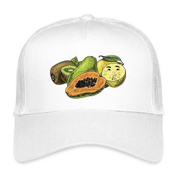 Fruits Fruit - Kids’ Trucker Cap - white - Front