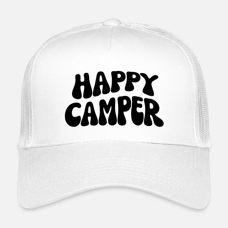 Campeur heureux Casquette trucker enfant