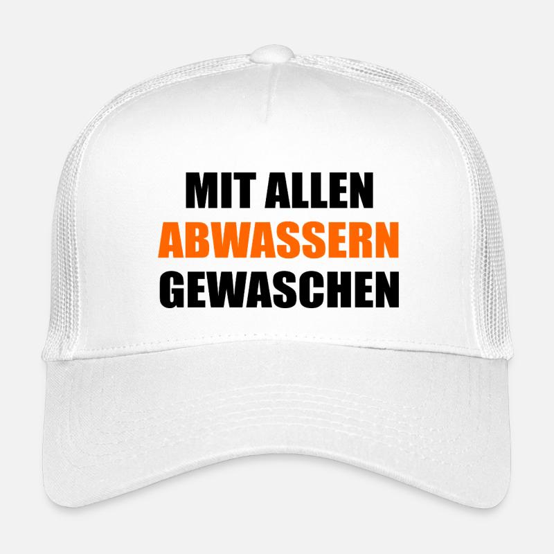 Ironisch Abwasser Wasser Kinder Trucker-Cap