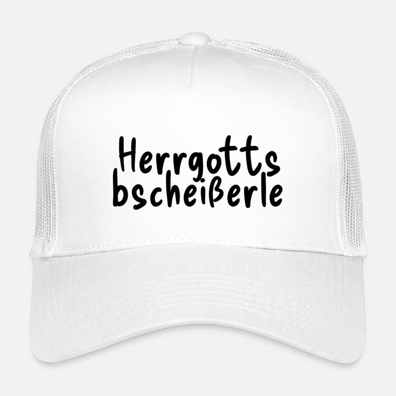 Herrgottsbscheißerle - Kinder Trucker-Cap - Weiß