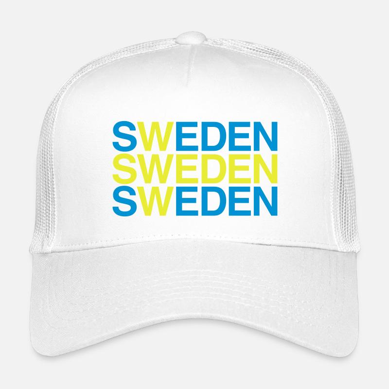 SUÈDE Suède Suède Drapeau suédois Casquette trucker enfant