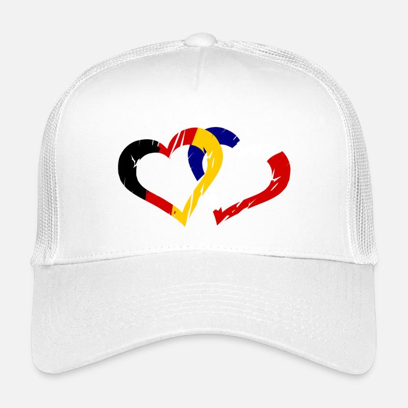 Français Allemand Amour Casquette trucker enfant