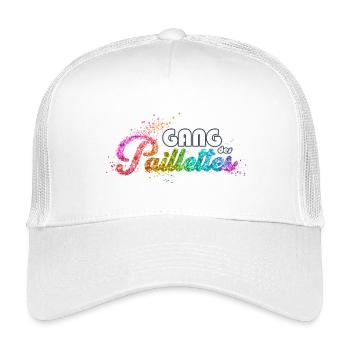 Glitter Gang Die Rückkehr des neuen Designs - Kinder Trucker-Cap - Weiß - Vorne