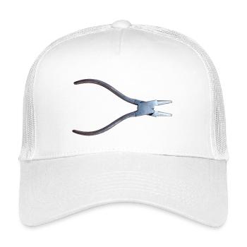 Old pliers illustration - Kids’ Trucker Cap - white - Front