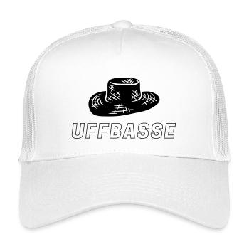 Chapeau de paille amour - Casquette trucker enfant - blanc - Devant