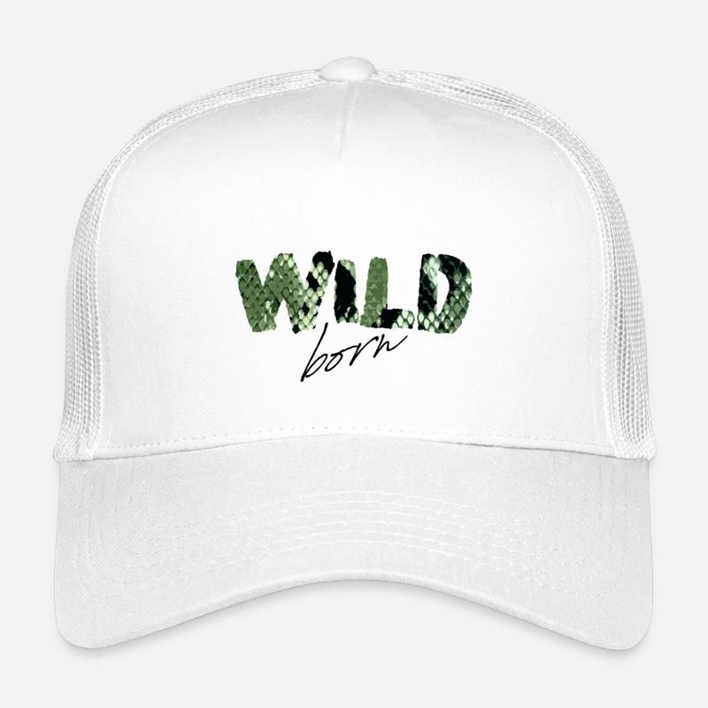 Wild Born serpent imprimé lettres Casquette trucker enfant