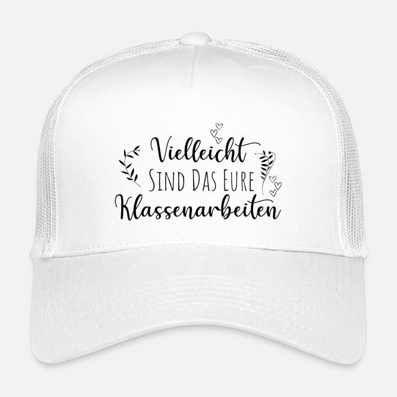 Lehrer Geschenk Lehrerin Lustige Abschied Spruch Kinder Trucker-Cap