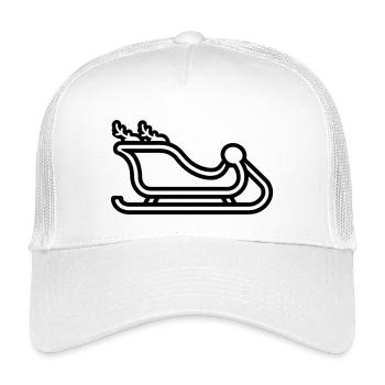 Santa's sleigh - Kids’ Trucker Cap - white - Front
