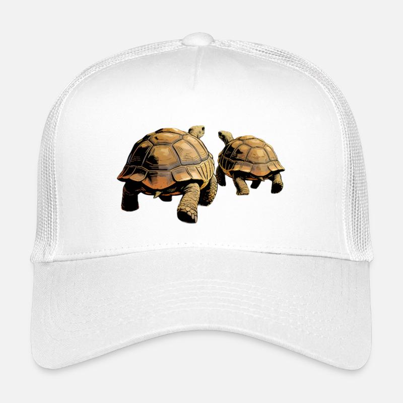 Duo Schildkröten im Abendlicht Kinder Trucker-Cap