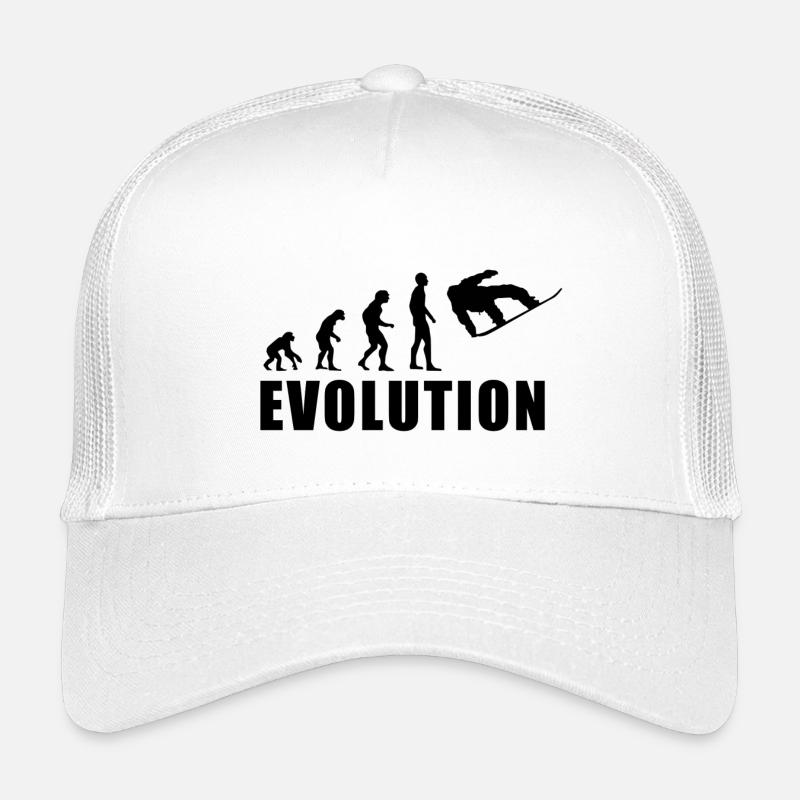 EVOLUTION SNOWBOARD Schnee Winter Geschenk Kinder Trucker-Cap