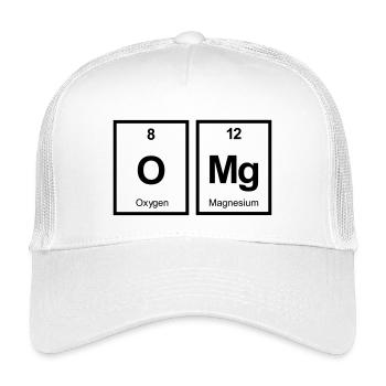 omg - Kinder Trucker-Cap - Weiß - Vorne