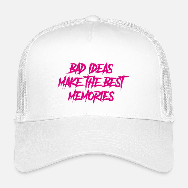 Bad ideas make the best memories Kinder Trucker-Cap