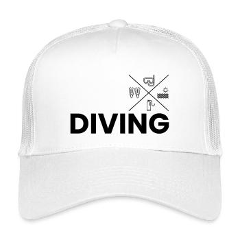 Diving - Kids’ Trucker Cap - white - Front