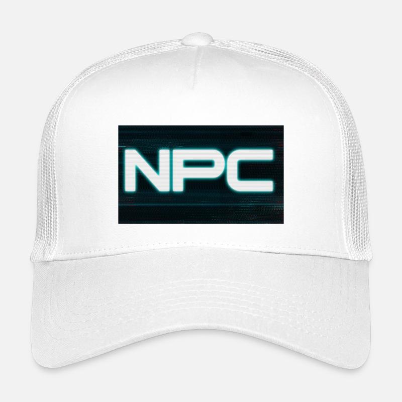Neon NPC Glitch Stil Kinder Trucker-Cap
