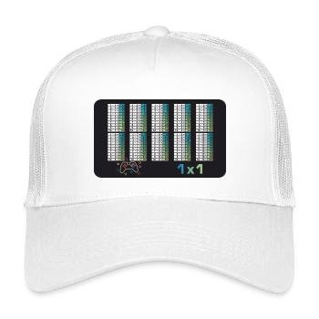 Spielecontroller - Kleines 1x1 - Mathematik - Kinder Trucker-Cap - Weiß - Vorne