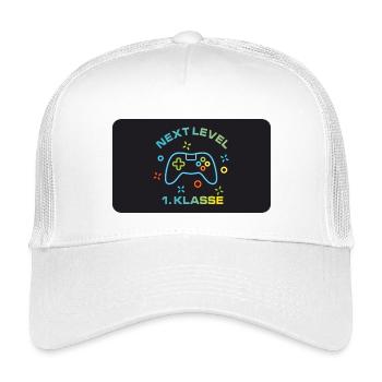 Spielecontroller - Next Level 1. Klasse - Kinder Trucker-Cap - Weiß - Vorne