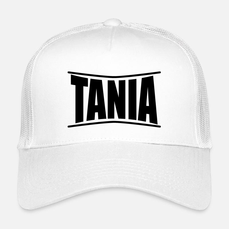 T-Shirt Tania T-Shirt Geschenkidee - Kinder Trucker-Cap - Weiß