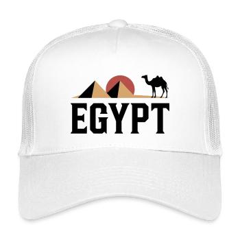 Pyramiden im Wüstenlicht - Kinder Trucker-Cap - Weiß - Vorne