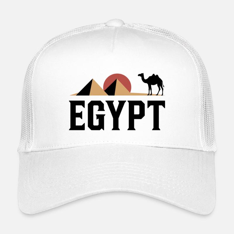 Pyramiden im Wüstenlicht - Kinder Trucker-Cap - Weiß