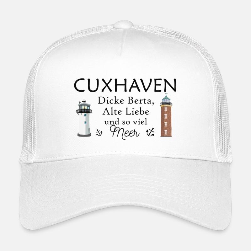 Cuxhaven, hand-drawn lighthouses, old love Kids’ Trucker Cap