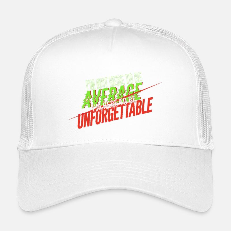 UNFORGETTABLE - Kinder Trucker-Cap - Weiß