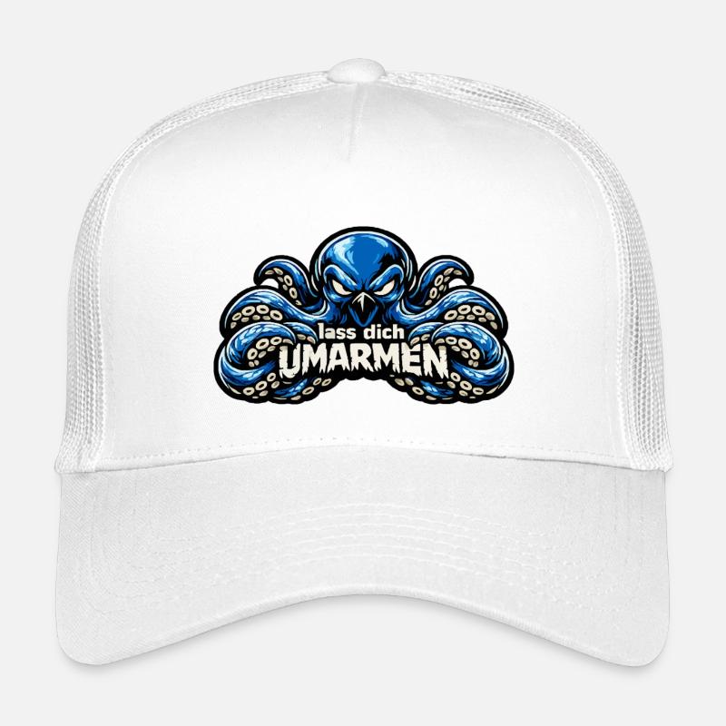 Umarmender Kraken mit Humor: Lass dich umarmen Kinder Trucker-Cap