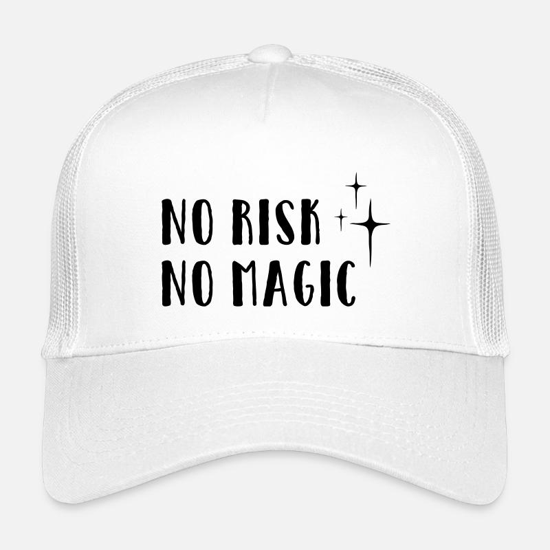 No Risk – No Magic - Kinder Trucker-Cap - Weiß