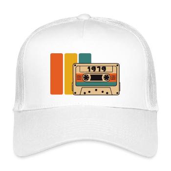 Geburtstag 1979 1979 Geboren 1979 Geburtstag - Kinder Trucker-Cap - Weiß - Vorne