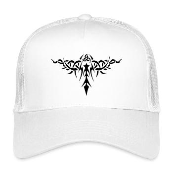 Symbole épineux (noir) - Casquette trucker enfant - blanc - Devant