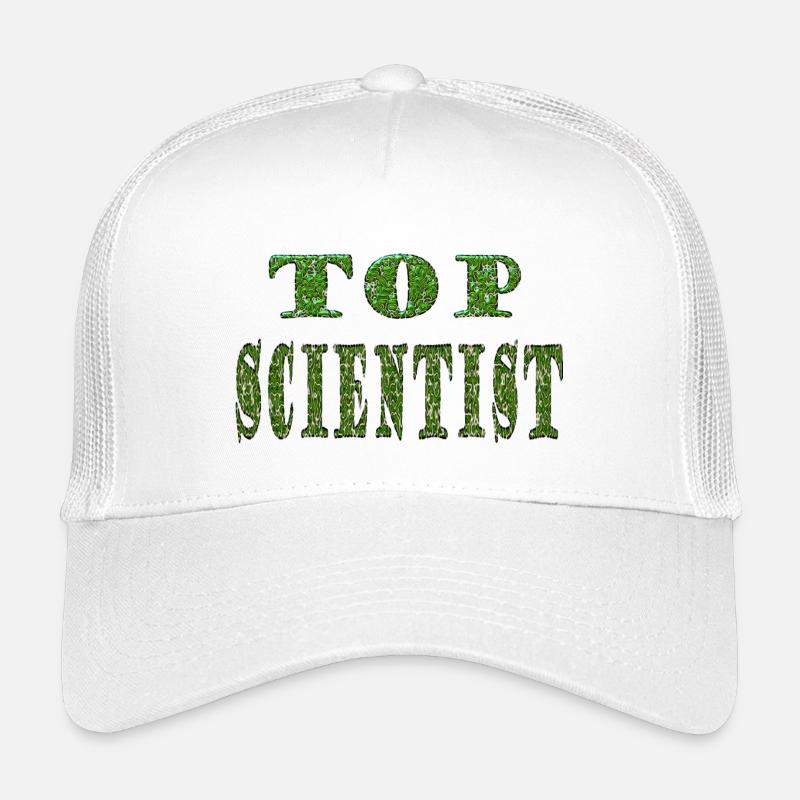 Top Scientist Grüne Textur - Kinder Trucker-Cap - Weiß