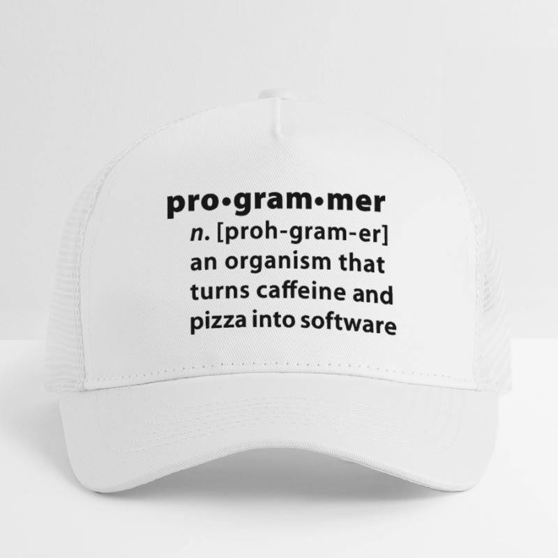 Programmer definition - Programmer la définition Casquette trucker enfant