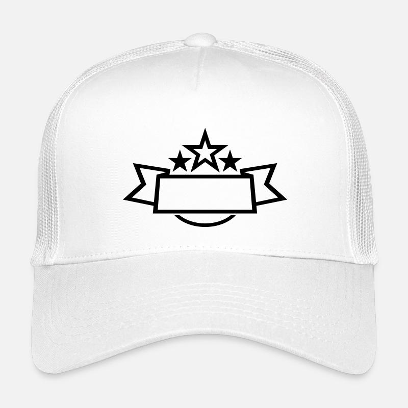 star banner - Kids’ Trucker Cap - white