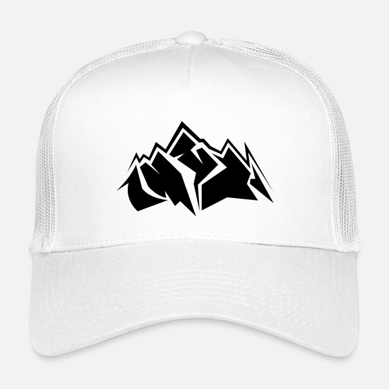 berg berge mountain mountains symbol icon Kinder Trucker-Cap