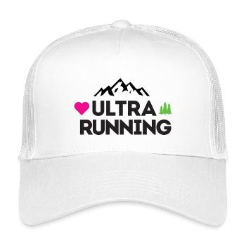 Ultra Running – My Love - Kids’ Trucker Cap - white - Front