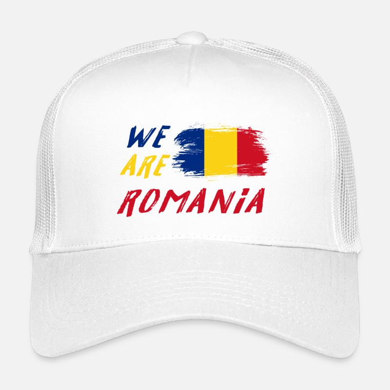 Wir sind Rumänien - Kinder Trucker-Cap - Weiß